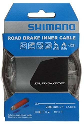 Shimano Dura-Ace BC-9000 Bremszug Polymer beschichtet grau 2016 Bremszüge