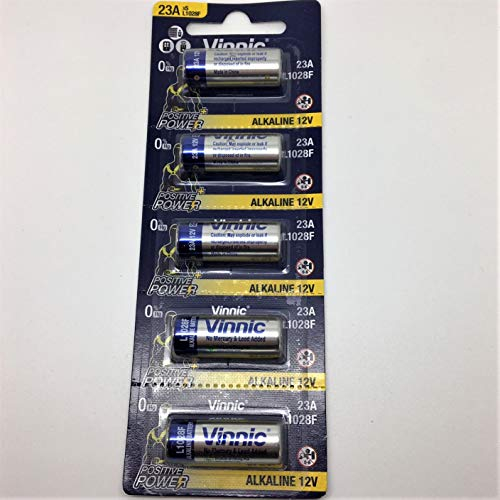 Vinnic 5 batterie 23A A23 L1028 L1028F MN21 E23A K23A 23AE 12V