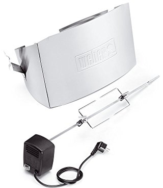 Weber Rôtissoire à 2 fourches Grise pour Barbecue Genesis