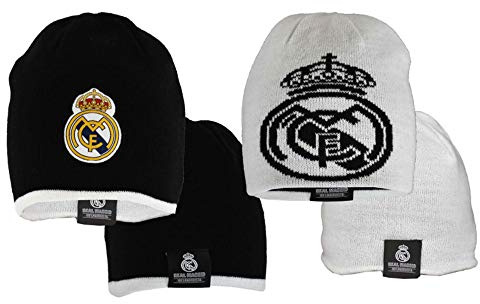 Hat reversible junior white / black