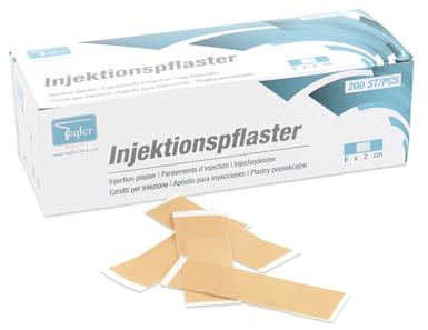 Teqler Injektionspflaster, 6 cm x 2 cm (200-er Pack)