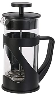 COOK CONCEPT French Press Kaffeebereiter 35 cl 3 Tassen Elegantes Design Schwarz | Kolbenkaffeemaschine, 35 cl Fassungsvermögen, 3 Tassen, für Kaffee, Tee und Aufgüsse, einfache Bedienung, moderne Küche