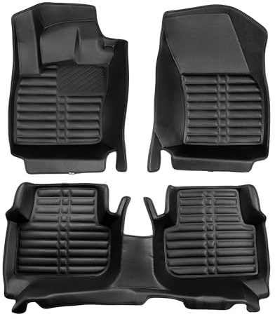 fussmattenprofi.com Auto Fussmatten Kompatibel mit VW Tiguan Allspace Baujahr 2017-2020 I 100% Passgenau Geruchlos Allwetter Fussraumschale I 5D Premium TPE rutschfest Fußmatten Set