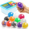 ZaxiDeel 12 Anti-Stressbälle zum Kneten, Bunte Quetschball mit Wasse Perlen für Dekompression, ADHS Erwachsene und Kindern