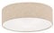 Fischer & Honsel Große Deckenleuchte THOR mit Lampenschirm Leinen Beige, Ø 60cm, Sandfarben