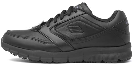 Skechers Nampa Wyola, Zapatillas Mujer, Black Synthetic PU, 38 EU