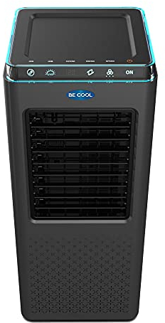 BE COOL Ozongenerator & Ionisator, Ozon Luftreiniger HEPA Filter, UV Luftreiniger, Geruchsentferner, 99.9% Sterelisationswirkung, 400mg/h, Für 60m² Raumgröße, Timer, Fernbedienung, Schwarz, BCRS2102F