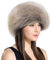 Lifup Damen Fellimitat Hut Cossack Russische Mütze Kosakenmütze für Reisen, Skifahren, Wandern Grau