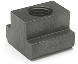 Ganter Normelemente Dadi per scanalature a T, DIN 508-12-M8-10, classe di resistenza 10, bruniti, 5 pezzi, dimensioni: 12 mm