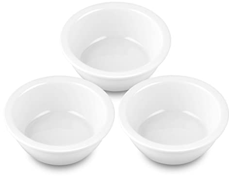 TAMOWA Gamelle Chat ou Chien, 3 PCS Remplaçable Bols 3 Bols de Rechange Céramique 300 ML pour Chiots, Petit Chien et Chat