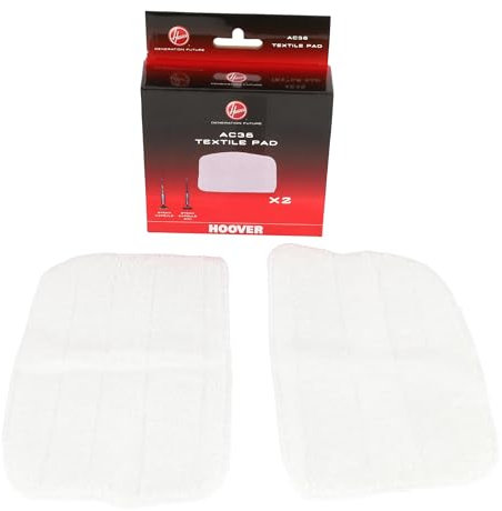 sparefixd for Hoover AC36 STEAM Capsule Cleaner Mop Cleaning Pads x 2