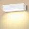 Cwycfw 18W LED Wandlampe Innen/Außen 30Cm Moderne Wandlampen Warmweiß 3000K Weiß Außenwandleuchten LED IP65 Wasserdichte