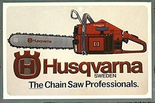 Tools Equipment Canvas Wall Art Painting Husqvarna Chainsaws Canvas Painting Vintage Posters Wall Art Gifts For Living Room Bedroom Office Home Decor Framed 24x36 Inch