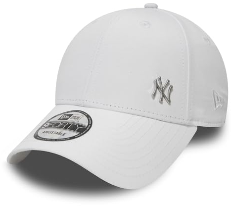 New Era MLB Cap New York Yankees Kappe Fan Accessoire Hut 9Forty verstellbar NY weiß - One-Size