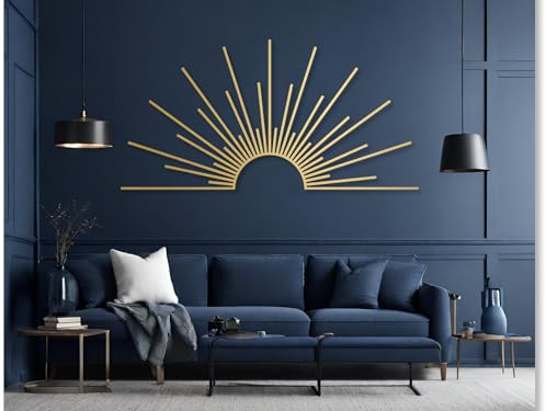 VAILLA ® 3er set Boho Wanddeko, Geometrische Wanddekoration aus Holz, 3D Wandbilder Home Dekoration, Große Wand Deko, Bilder für Schlafzimmer, Wohnzimmer