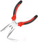 Needle Nose Pliers 165mm Spring Loaded Pliers Long Nose Pliers with Wire Cutter Comfort Soft Grip Side Cutters, Precision Pliers Long Nose Cutting Hand Tool for Bending Wire Jewelry Making