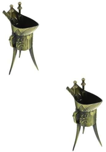 PRETYZOOM 2piezas Copa De Antiguo Archaize Decoración Retro Para Jarra De Vintage Cultural