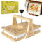 Happinit Großes Blumenpress-Set, 6 Schichten, 27,9 x 17,8 cm, gleichmäßiger Druck für DIY-Kunst, Pressen für Erwachsene, Trockenpflanzenkonservierung für Bastelliebhaber