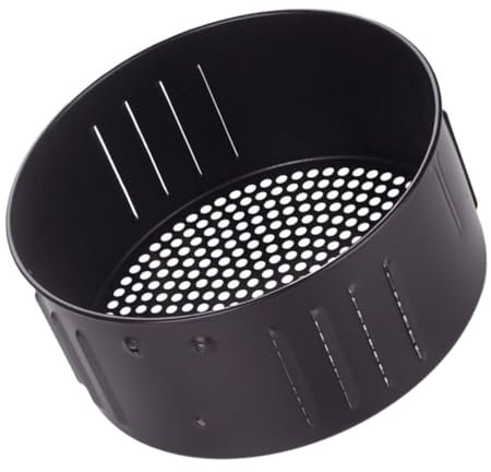 Garneck Cesta para Freír De Repuesto Cesta De Hornear para Freidora De Aire De Cocina Negra