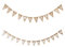 Girlande Hochzeit Wimpelkette, Wimpelkette Hochzeit Vintage, Sackleinen Banner, Vintage Wimpelkette für Hochzeitsempfang
