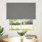 vidaXL Verdunkelungsrollo Grau 140x130cm Stoffbreite 136,6cm Polyester, Rollo, Klemmfix, Thermorollo, Verdunklungsrollo, Klemmrollo, Fensterrollo