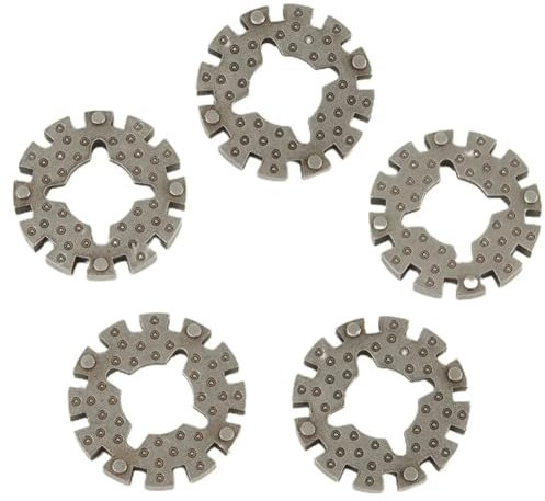 Orolotay 5 Stück Adapter für Oszillierende Sägeblätter, Kreissägeblätter, Star Lock Adapter, Universal-Schnellspannadapter, OIS Adapter