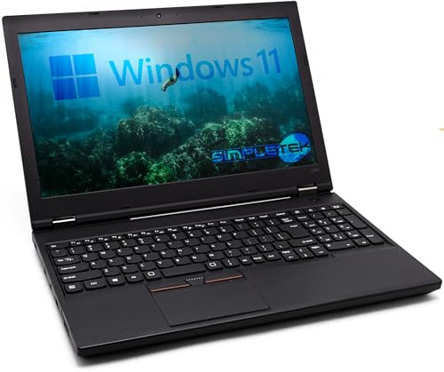 SIMPLETEK - 15,6 HD Laptop | Windows 11 Pro | 16GB RAM | 960GB SSD | Business Laptop (Generalüberholt)