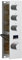 KAITAIHD Brass Concealed Shower Mixer Valve with Digital Temperature Display Function, Can Use All Options at A Time, Chrome, 3 Way