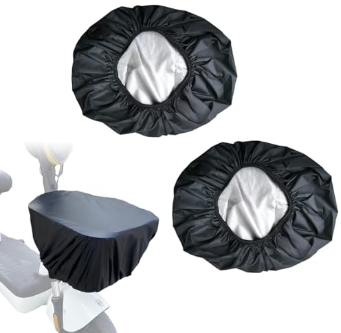 JYNVO 2pcs Fahrradkorb regen Abdeckung, wasserdicht Korb Abdeckung, hinteren Korb regen Abdeckung, eine Größe passt alle Körbe