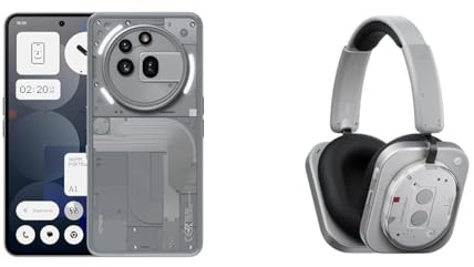 Nothing Pack Phone (3a) Pro Grigio + Headphone (1) Bianco