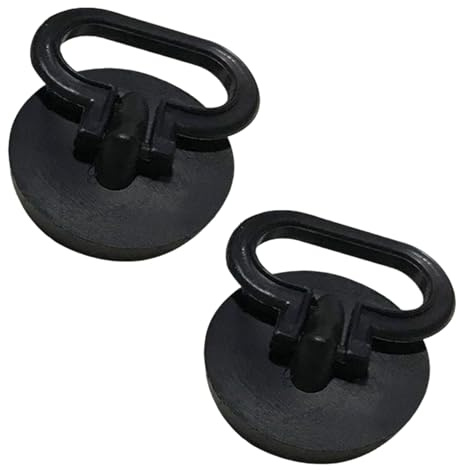 2 Pezzi Tappi per Lavello, Tappo Lavandino in Plastica, Tappo per Lavandino con Maniglia Tappi di Scarico, Nero