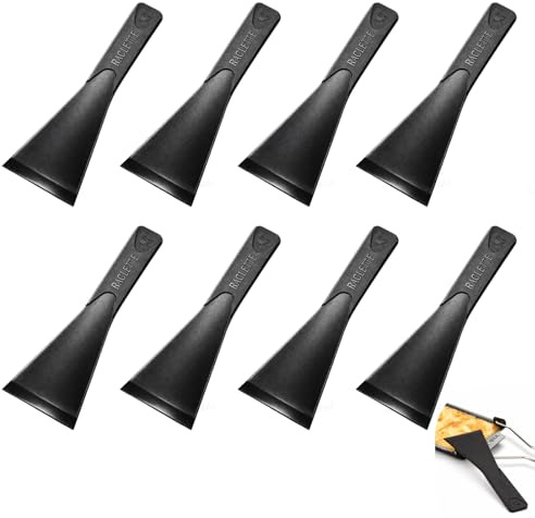 Espátulas para Raclette de Nylon Antiadherente, Set de 8 Raspadores Resistentes al Calor, Raclette, Accesorios Cocina para Queso, Crepes y Parrilla, Utensilios Seguros para Sartenes Antiadherentes