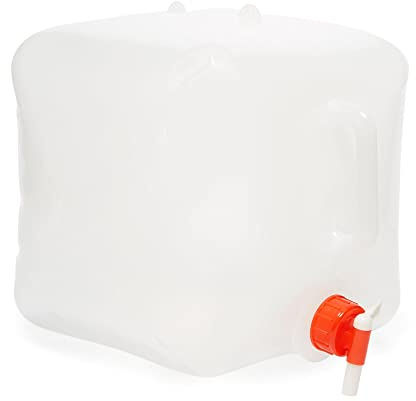 Vango 15L Square Camping Water Container | Collapsible Water Carrier for Outdoor, Travel, Picnic
