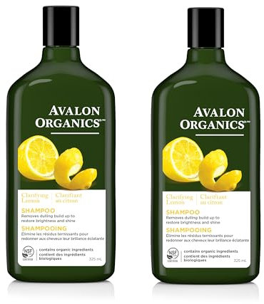 Avalon Organics Lemon Clarifying Shampoo 325ml Pack of 1