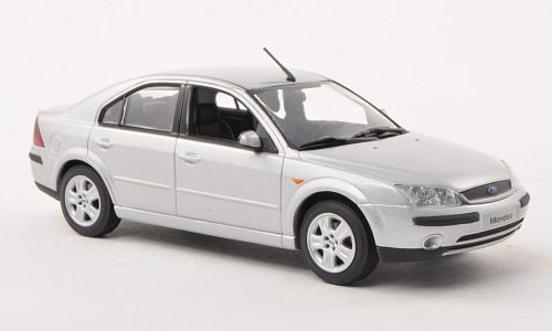 Ford Mondeo MKIII, silber, Stufenheck, 2001, Modellauto, Fertigmodell, Minichamps 1:43