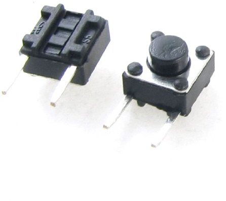sourcing map 50 Stück 6 x 6 x 5 mm Kurzzeitiger Druckknopf Tastbarer Schalter DIP de