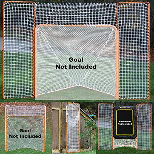 EZGoal Monster Lacrosse Rücklaufsperre Rebounder, 11 'x 8', orange