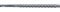 Izar 32054 Broca-Martillo SDS Plus Zentro 4+, Hormigón Reforzado, 1891, 8.0 mm Diámetro Corte, 50 mm Longitud Corte, 115 mm Longitud