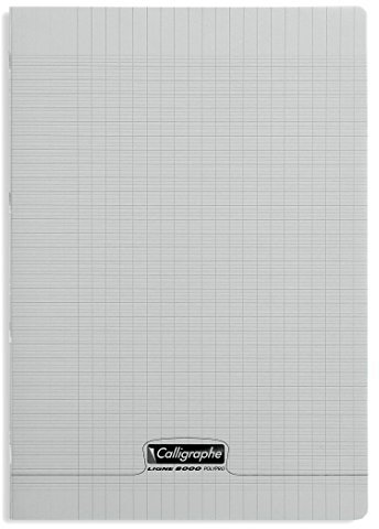 CALLIGRAPHE Cahier piqué POLYPRO 21x29,7 cm 96p séyès 90g Gris