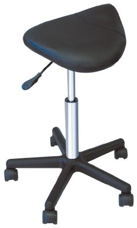 Comair - Rollhocker Fury schwarz - verstellbar 57-83cm verstellbar by Comair