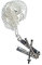 Miniblings Ski Skier Skiset Halskette - Handmade Modeschmuck I Kette mit Anhänger Länge: 45cm - Schnee Winter Wintersport Sport