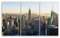 ge Bildet Bild auf Leinwand | New York City Skyline in 165x100 cm mehrteilig als Wandbild XXL | Wand-deko Dekoration Wohnung modern Bilder | 2257
