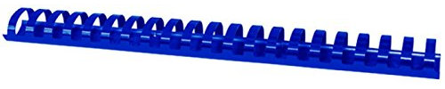 OFFICE PRODUCTS Plastikbinderücken 50 Stück DIN A4 32mm (300 Seiten) Binderücken Bindungskämme Plastikbindung | Kunststoff | Farbe: Blau