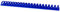 OFFICE PRODUCTS Plastikbinderücken 50 Stück DIN A4 32mm (300 Seiten) Binderücken Bindungskämme Plastikbindung | Kunststoff | Farbe: Blau