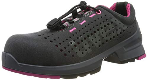 Uvex 1 Ladies S1 SRC - Perforated Low Shoe - Pink/Grey - Size 7