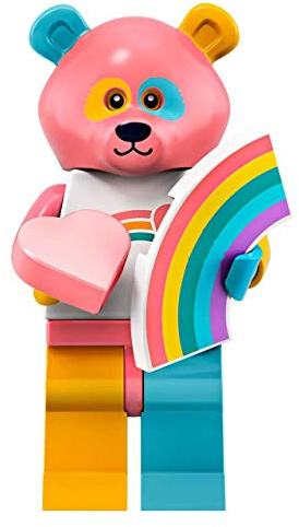 LEGO Minifigures Series 19 Rainbow Bear Minifigure 71025 (Bagged)