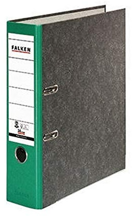 Falken Ordner S80 80024714 DIN A4 80mm RC Pappe grün