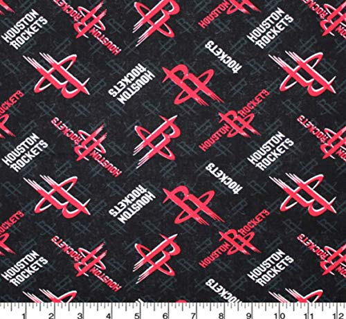 Houston Rockets NBA Basketball von Camelot Fabrics 111,8 cm breit, 100 % Baumwolle, verkauft von Yard