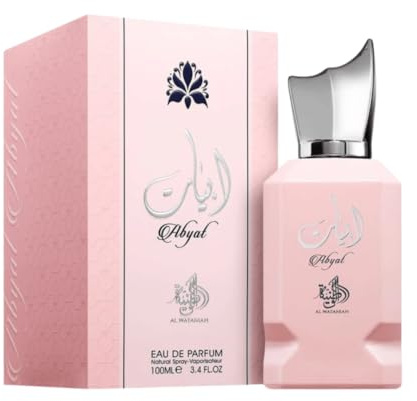 Al Wataniah Eau de Parfum Abyat, eleganter Blumenduft, Orangenblüte, Jasmin und weißer Moschus, 100 ml, hergestellt in Dubai
