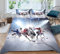 ewffb Bettwäsche 135x200 Eishockey-Thema Mehrfarbig, Weiche GebüRstet Mikrofaser Bettbezug Set, Bettbezüge mit Reißverschluss und 2 Kissenbezug 80x80 cm